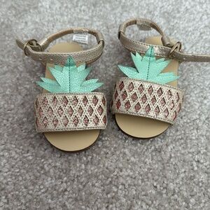 Pineapple Janie and Jack Sandals Toddler Summer Shoes